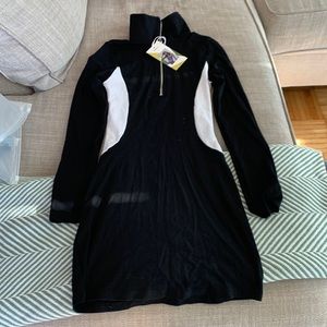 Brand new black and white shape dress size small